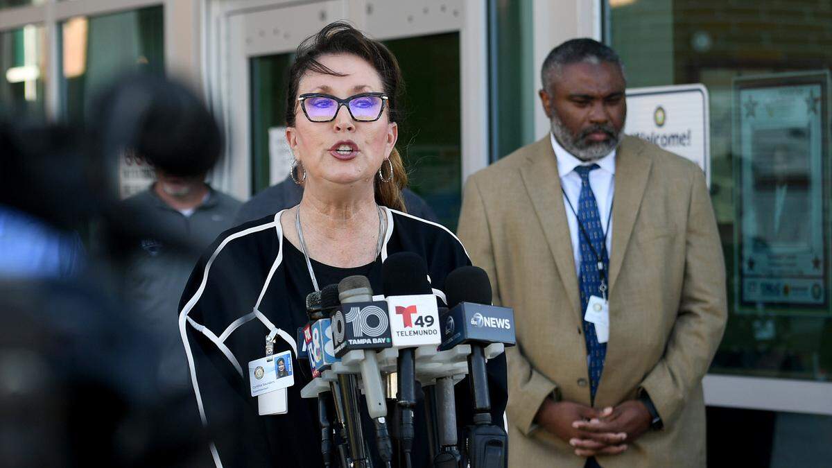 The Manatee County School Board held a press conference at Parrish Community High after a string of threats left students and families worried. Superintendent Cynthia Saunders answers some questions about the recent incidents.