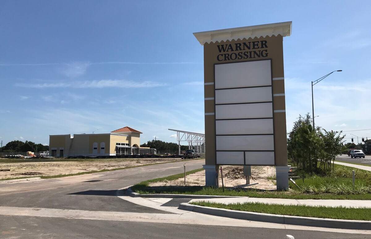 Warner Crossing, located adjacent to a new Wawa on State Road 64 at Upper Manatee River Road, is expected to bring new retail to that area.