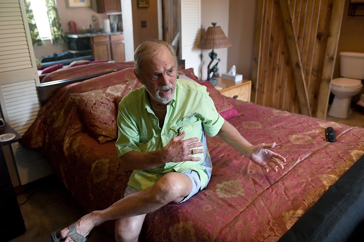 Jim Clouse talks about his Airbnb, the most wish-listed location in Manatee County, according to the vacation rental website.