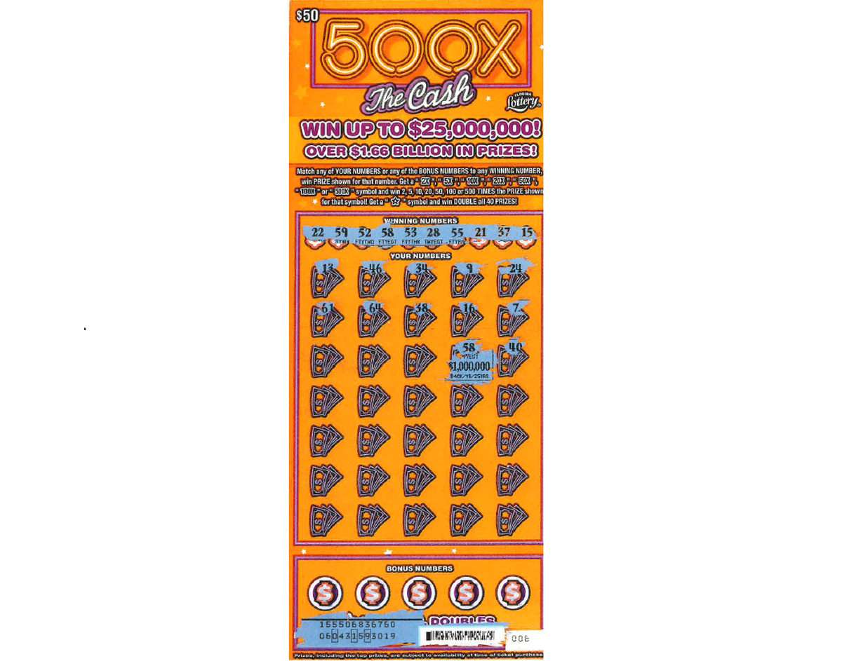 A Bradenton man recently claimed a $1 million prize on a Florida Lottery scratch-off game, the agency said.