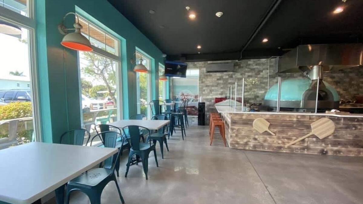 Andrew and Ammanda ​ Simonetti opened Pizza Social last June at 308 Pine Ave., Anna Maria. The pizzeria has been popular with locals and visitors alike.