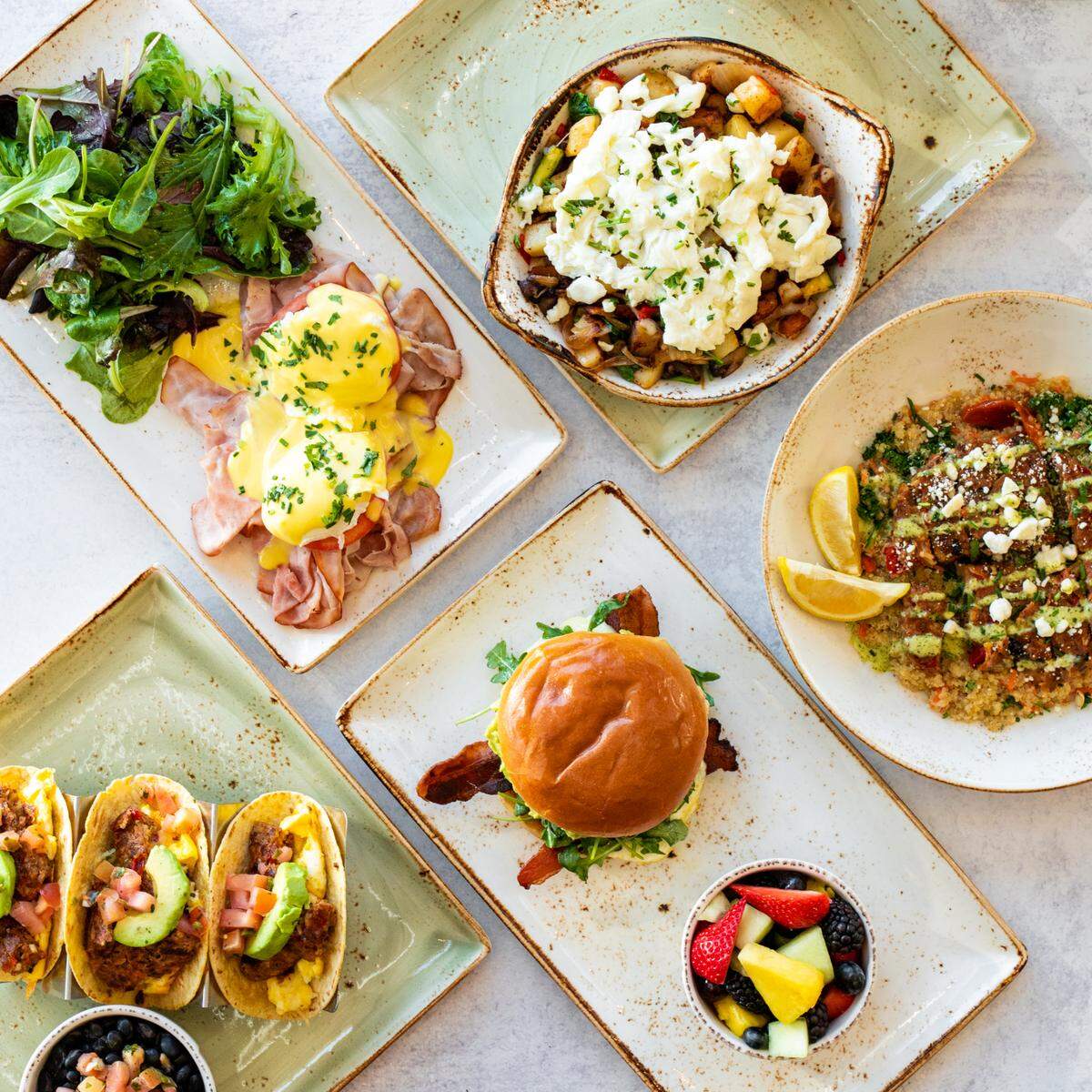 A new First Watch restaurant is opening in Parrish on Monday, Dec. 16, 2024. Food from the brunch menu is shown.