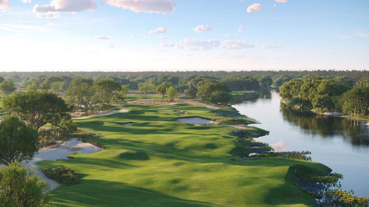 A rendering of the new Miakka Golf Club in Myakka City, Florida. The new course is expected to open in 2025 and had its groundbreaking on Thursday, April 25, 2024.