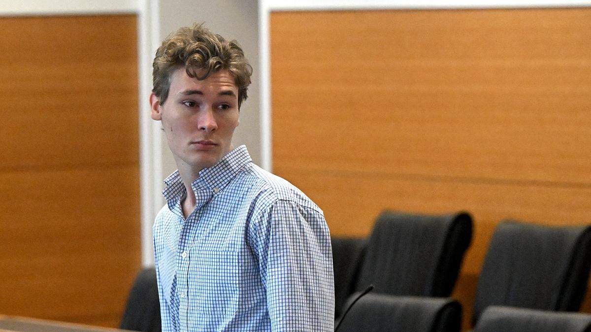 Brennon Cooper Brown, 25, appears in court during his sentencing hearing Wednesday at the Manatee County Judicial Center in Bradenton. He was sentenced to more than five years in prison for sexually abusing a 14-year-old student, according to court records.