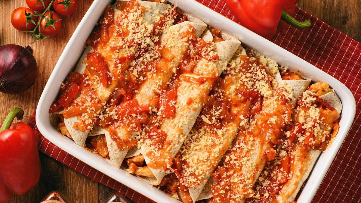 U.S food safety officials have issued a public health alert for packages of Hy-Vee chicken enchiladas (not pictured) because of misbranding and an undeclared allergen.