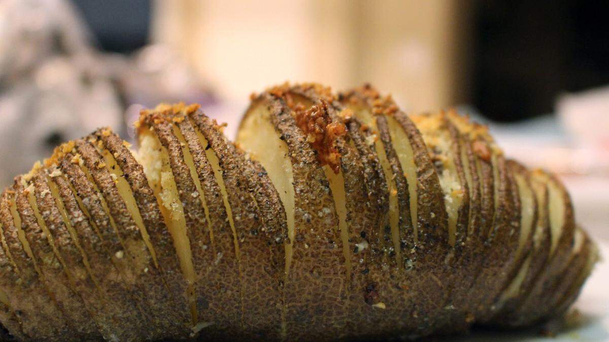 Crispy and delicious, the Hasselback potato hails from Stockholm, but demands your culinary attention. (Traci Arbios/Fresno Bee/TNS)