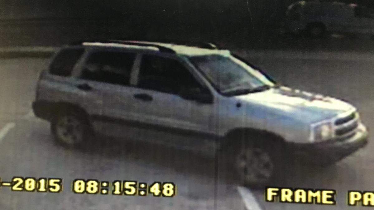 Suspect vehicle. 
 PHOTO PROVIDED