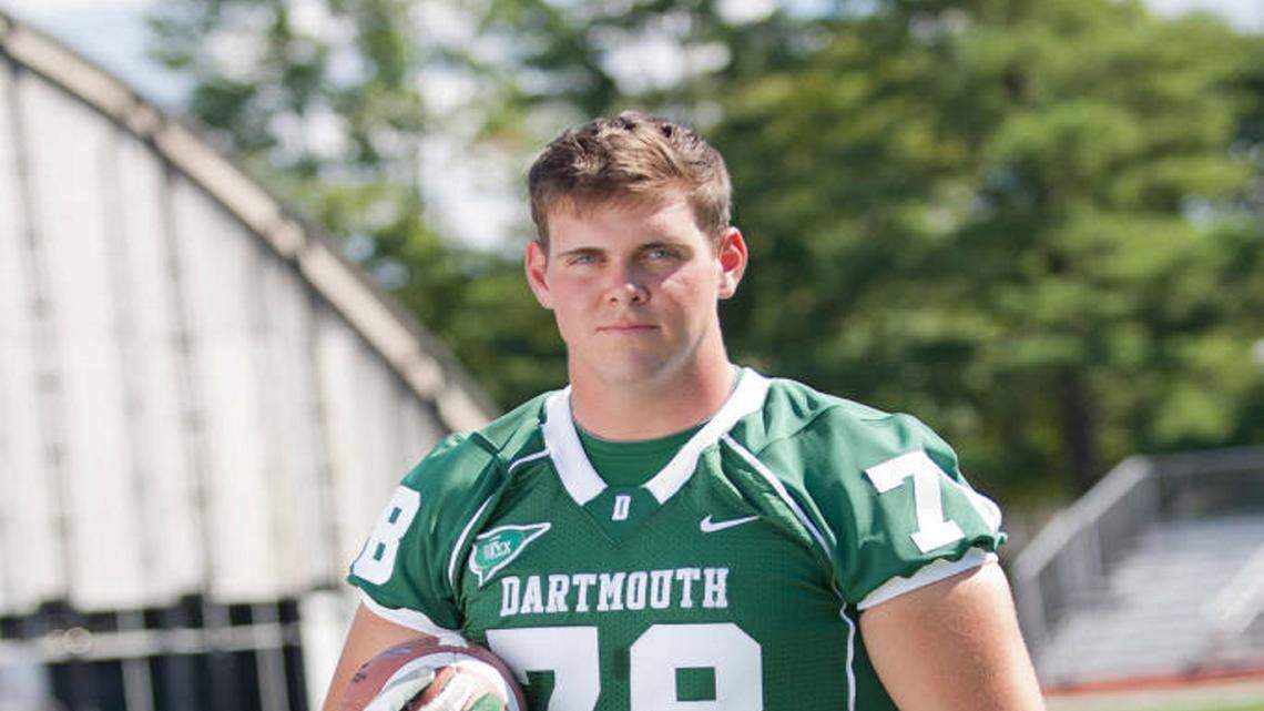 Dartmouth University football player Joshua Clark.DARTMOUTH UNIVERSITY
