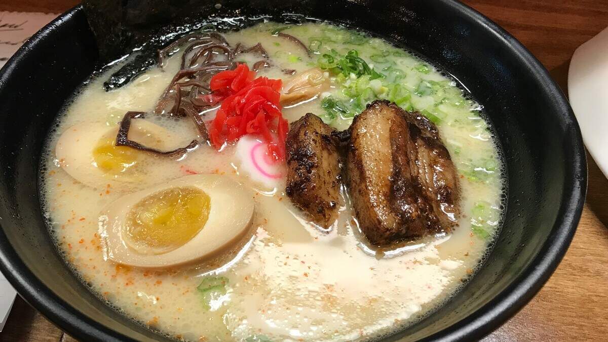 One of the most popular dishes served at Mitaka Japanese Ramen House is the tonkotsu. The restaurant is located at 6749 Manatee Ave. W., Bradenton.