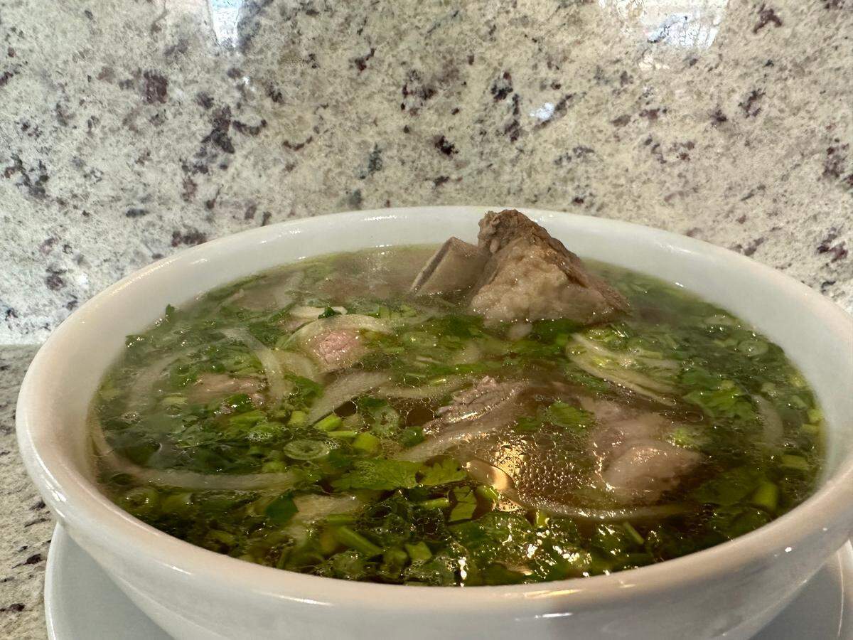 Pho, Vietnamese beef noodle soup, is a specialty at Food Hall, 465 Cortez Road W., Bradenton.