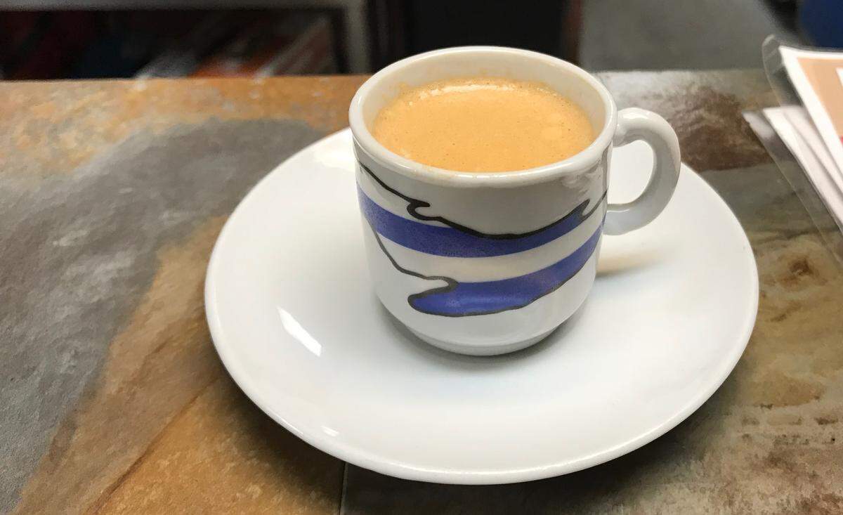The cups of Cuban espresso are tiny, but pack a big taste at Mirna's Cuban Cuisine, 7980 N. Tamiami Trail.