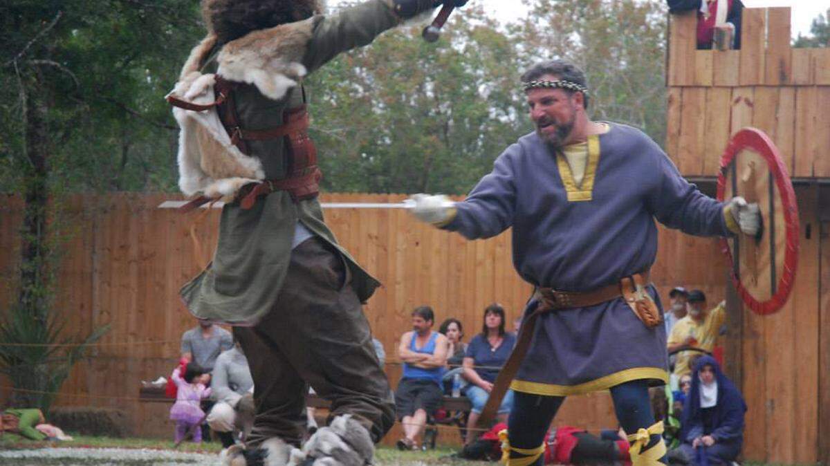 Scenes from last year's Sarasota Medieval Fair. This year's event begin Saturday and runs through Nov. 22. 
 PHOTO PROVIDED