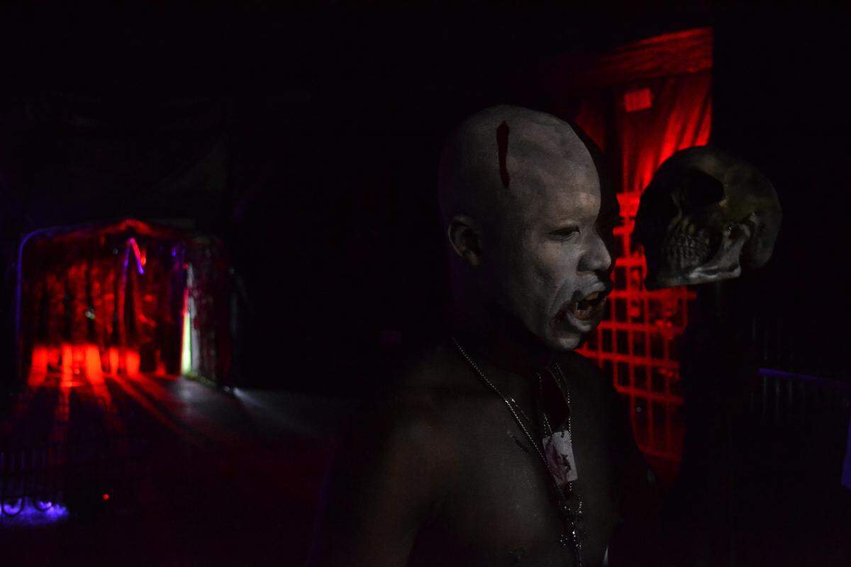 One of the resident ghouls at Paranormal Cirque, a new Cirque Italia production debuting in Palmetto on June 7.