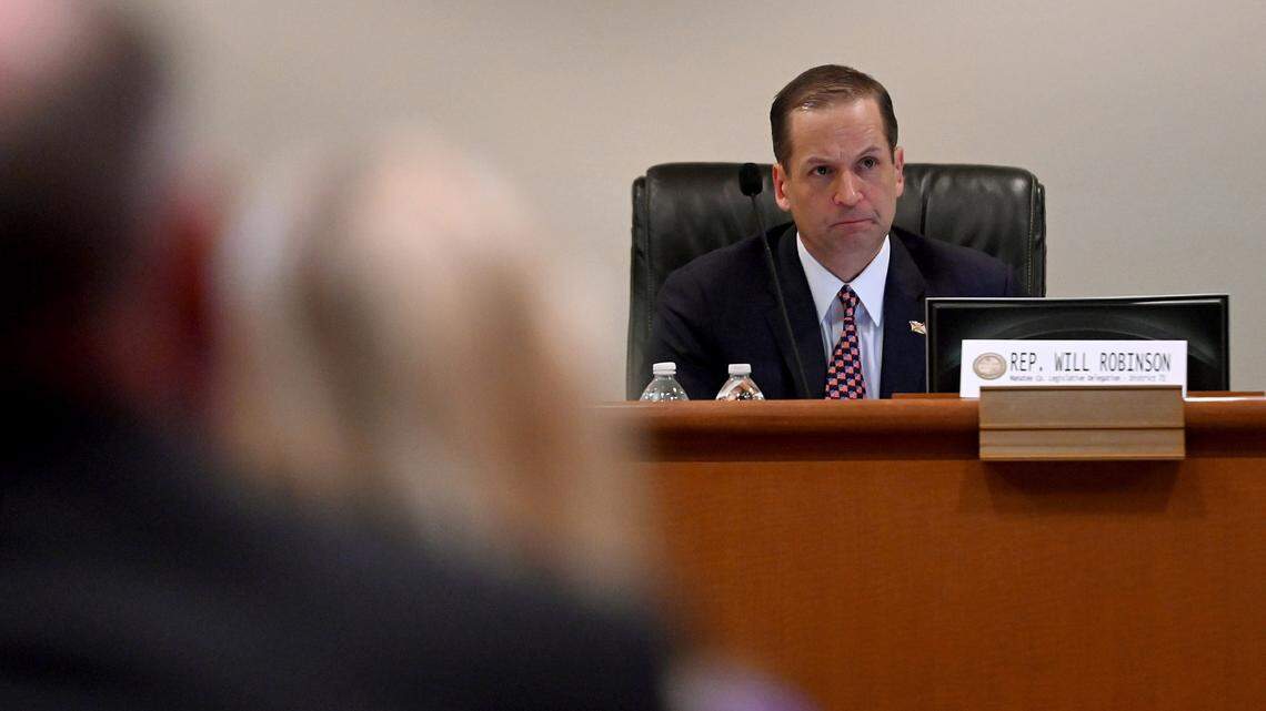 Florida State Representative Will Robinson, District 71, in a legislative session at the Bradenton City Hall on Jan. 12, 2023.