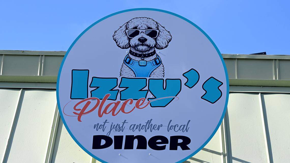 Izzy’s Place at 12012 Cortez Road West, is named after the owner’s Havapoo dog, who is featured on the diner’s signs.
