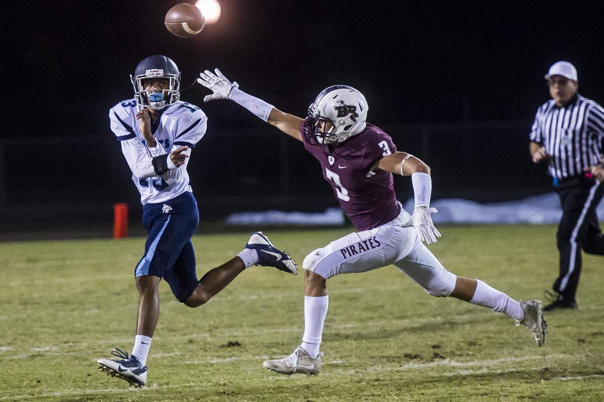 Braden River’s Noah Font, who plays a hybrid linebacker/secondary position, is expected to lead the Pirates’ defense.