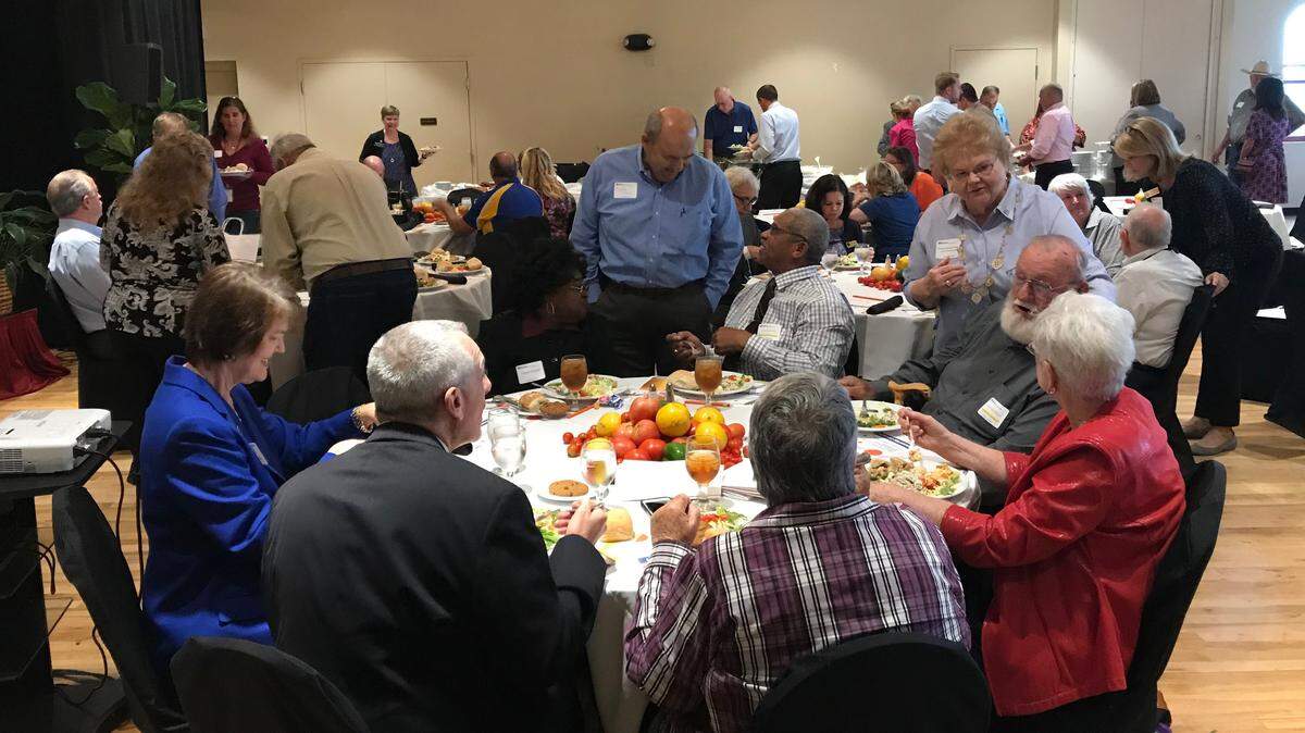 A crowd gathered for the 2018 Outstanding Agriculturist Award on Tuesday in Kiwanis Hall Manatee  Performing Arts Center.