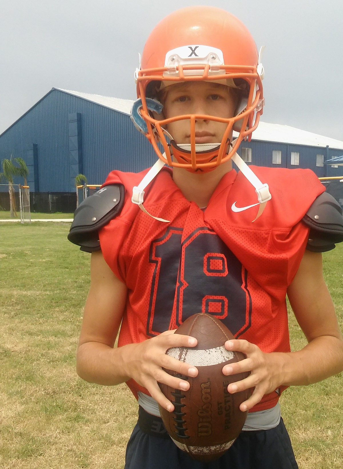 Senior quarterback/defensive back Zach Seagreaves, who passed for nearly 1,500 yards in each of the past two seasons, is one of three seniors on the Bradenton Christian team.