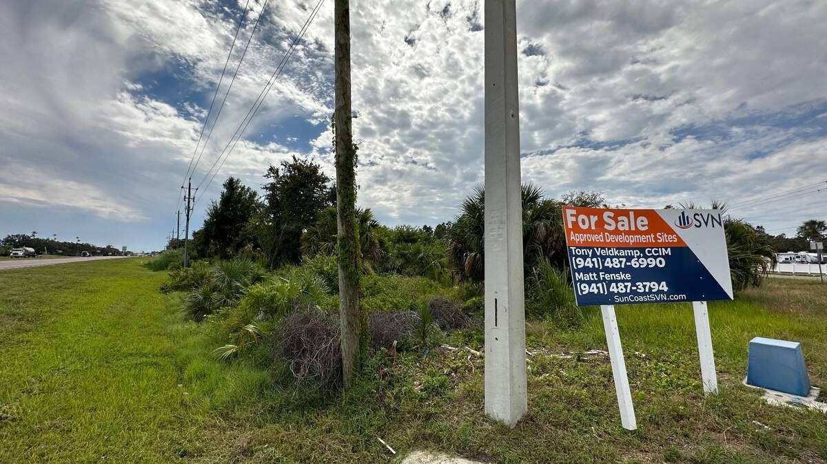 The Mitchell at Palmetto, an 183-unit apartment complex with at least 25% of the units classified as affordable, is planned for 9025 U.S. 41 N., Palmetto. The apartments would be built on a 9.16 acre parcel, shown above.