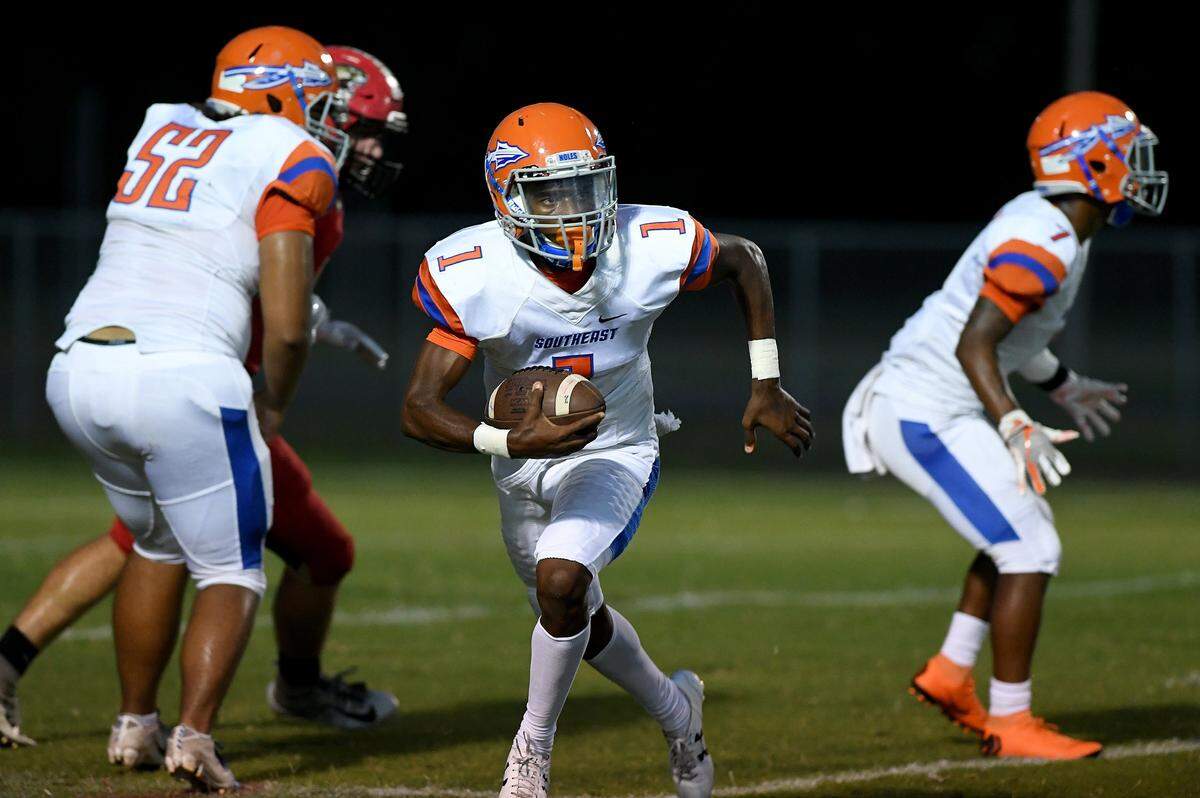 Junior quarterback Maleek Huggins will lead the Southeast offense.