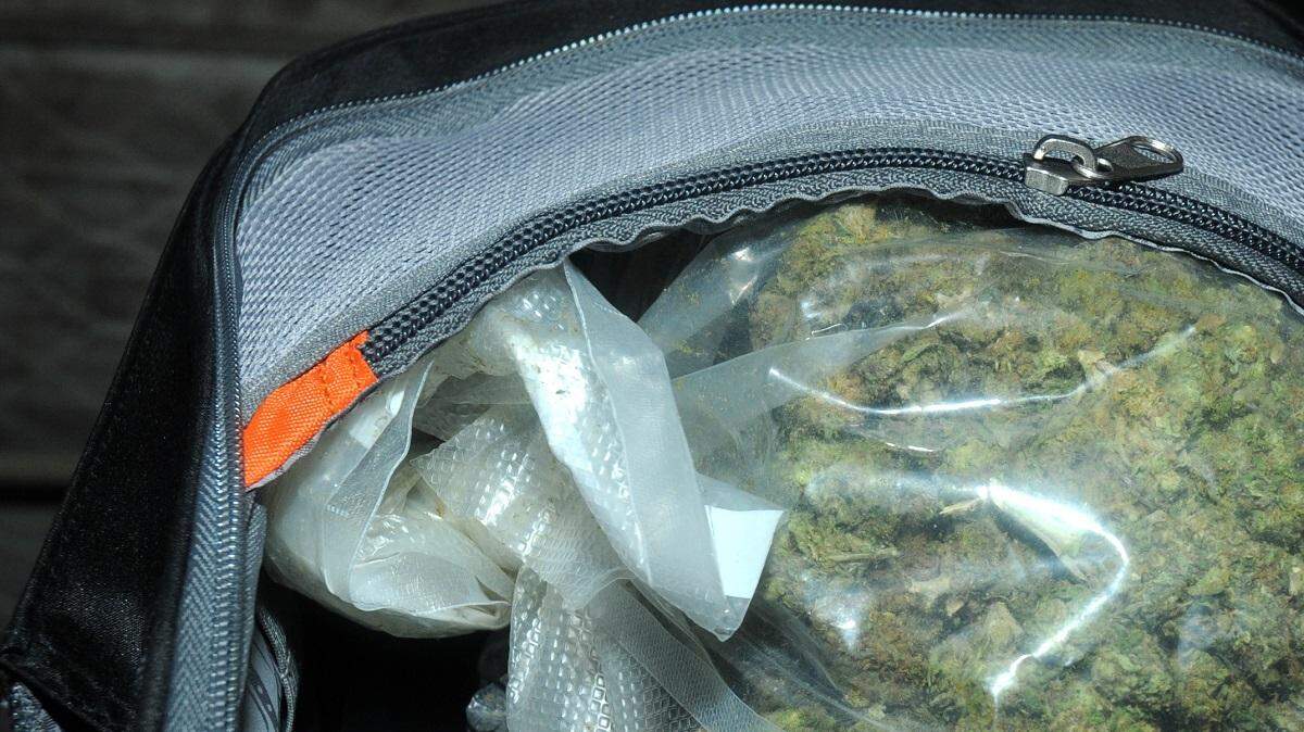 Some of  the evidence seized in a drug raid this week in Sarasota. Sarasota Police Department photo.