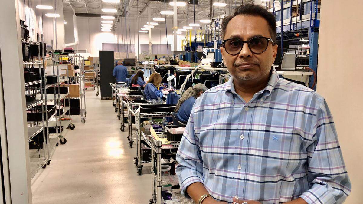 Anish Patel, president of Radiant Power Corp & Dukane Seacom, announced his company’s fourth expansion since 2012, growing its footprint to 50,000-square-feet in the Sarasota-Bradenton Commerce Center at 7135 16th St. E., in southern Manatee County.