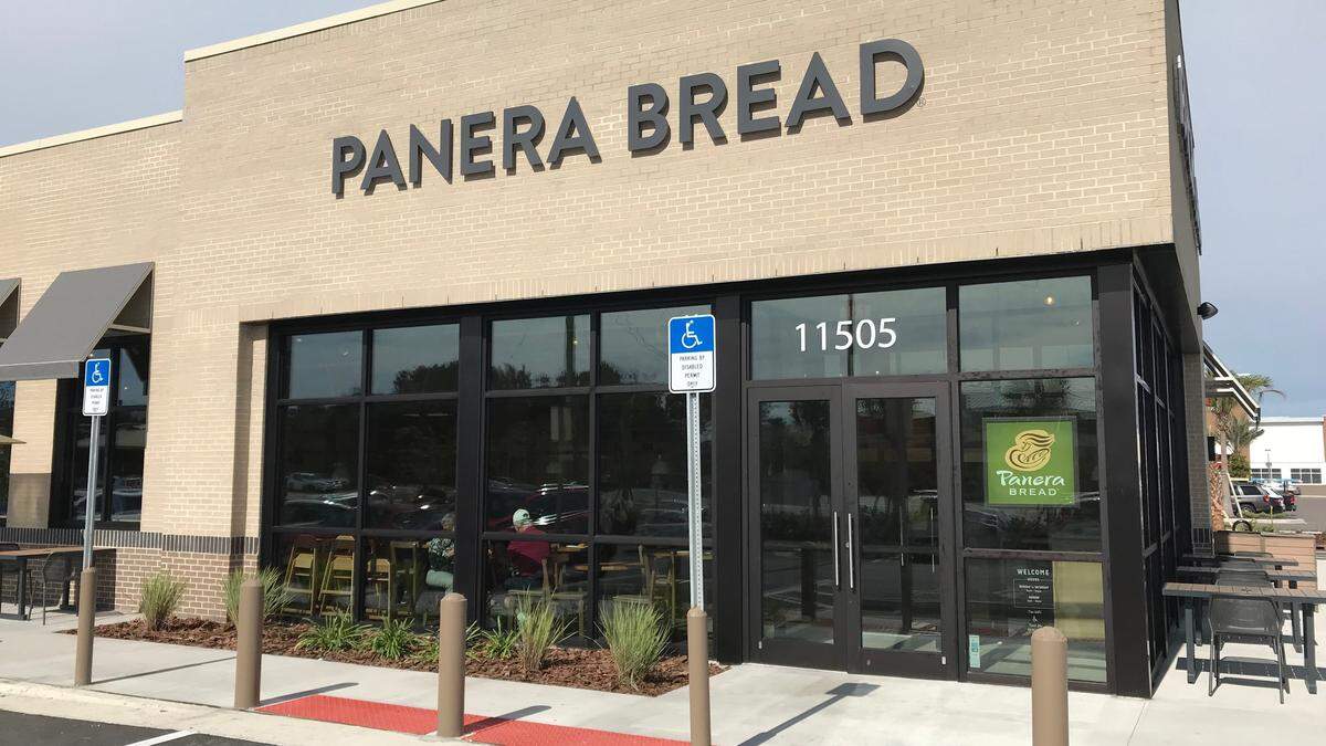 A Panera Bread restaurant opened Wednesday  in The Green at Lakewood Ranch and was doing a brisk  business on Thursday.