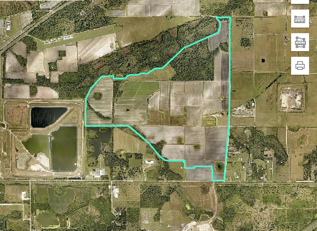 A portion of the Curiosity Creek parcel borders Piney Point, near Port Manatee.