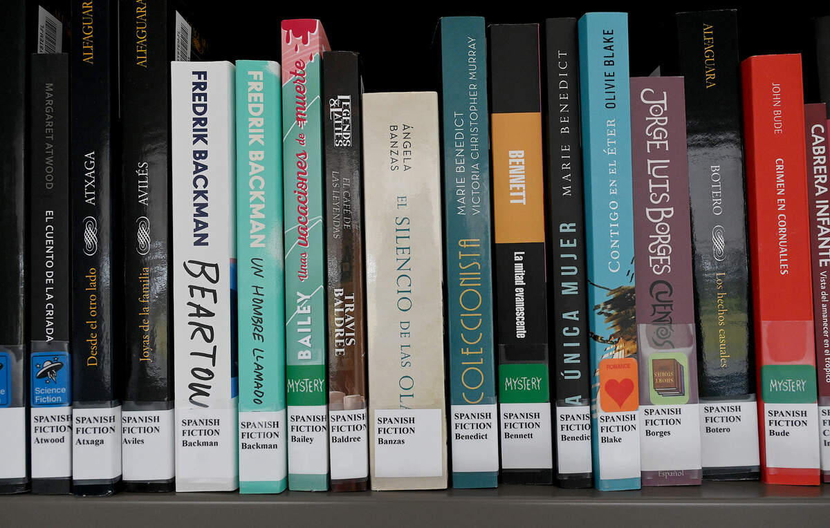 The Lakewood Ranch Library at 16410 Rangeland Parkway will open Friday, Jan. 12, 2024. The county’s newest library features a large Spanish-language book collection.