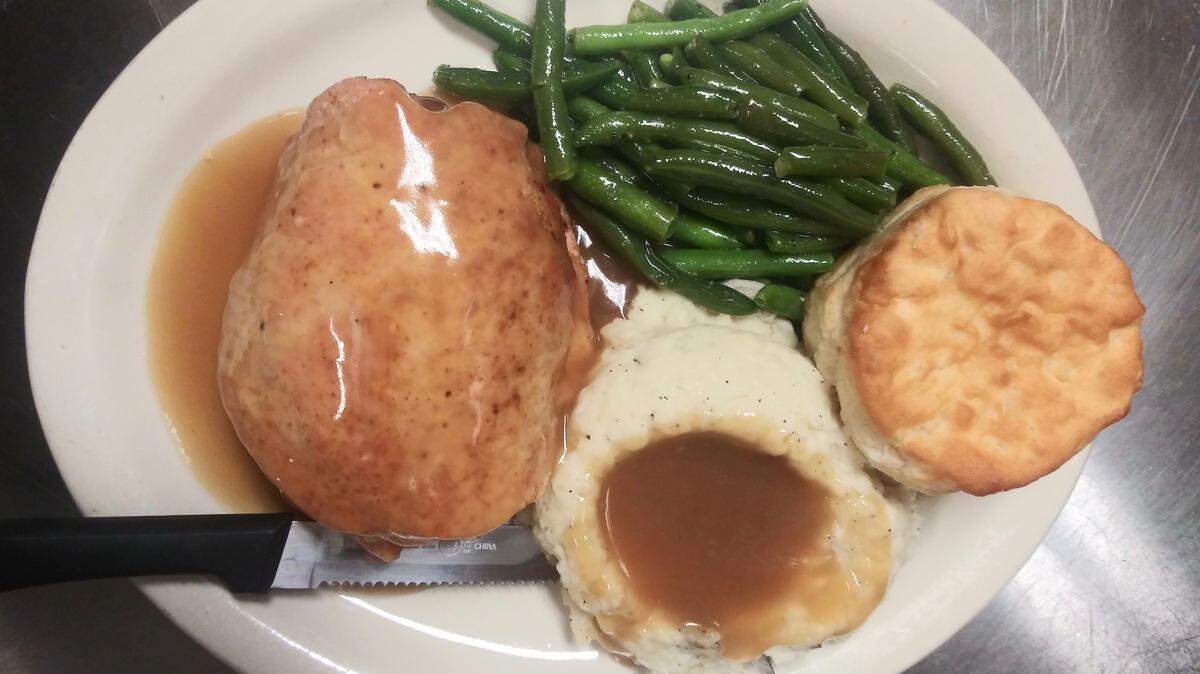 The stuffed pork chop special at Silver Star East Restaurant may be the very definition of down-home cooking.