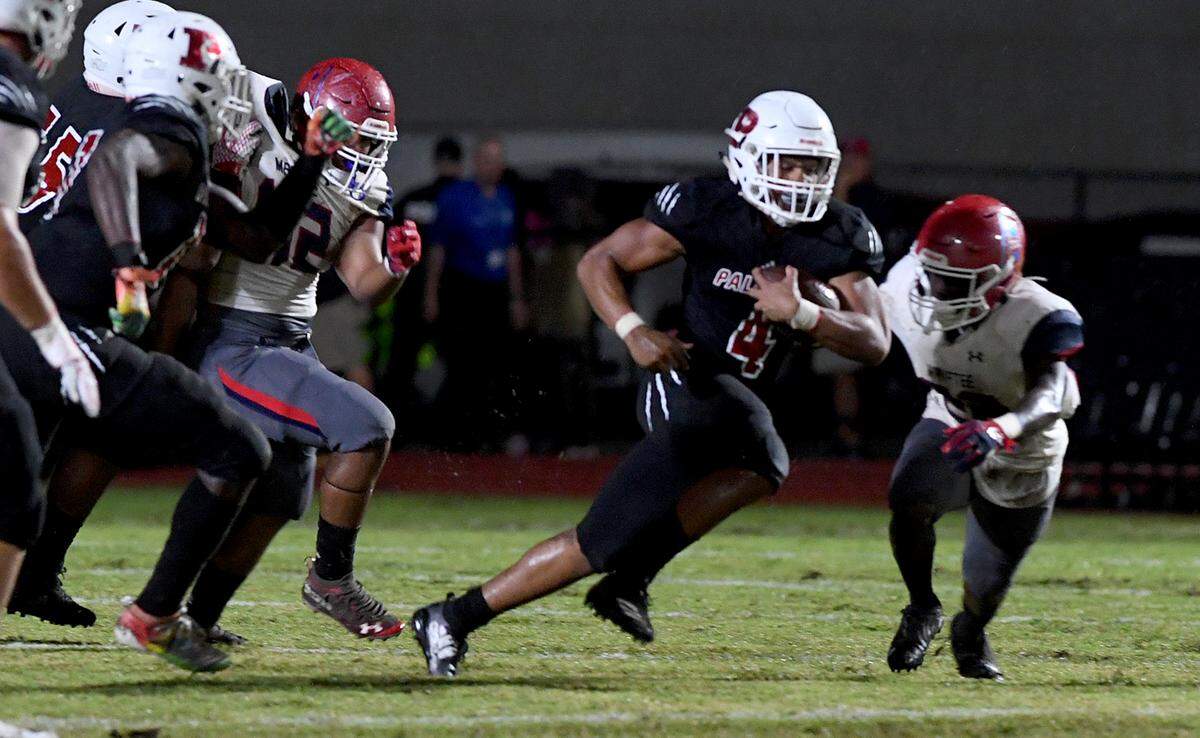 Junior running back Sagel Hickson and the Palmetto Tigers will look to stay perfect on the season as they host rival Braden River in a Class 6A-District 12 showdown.