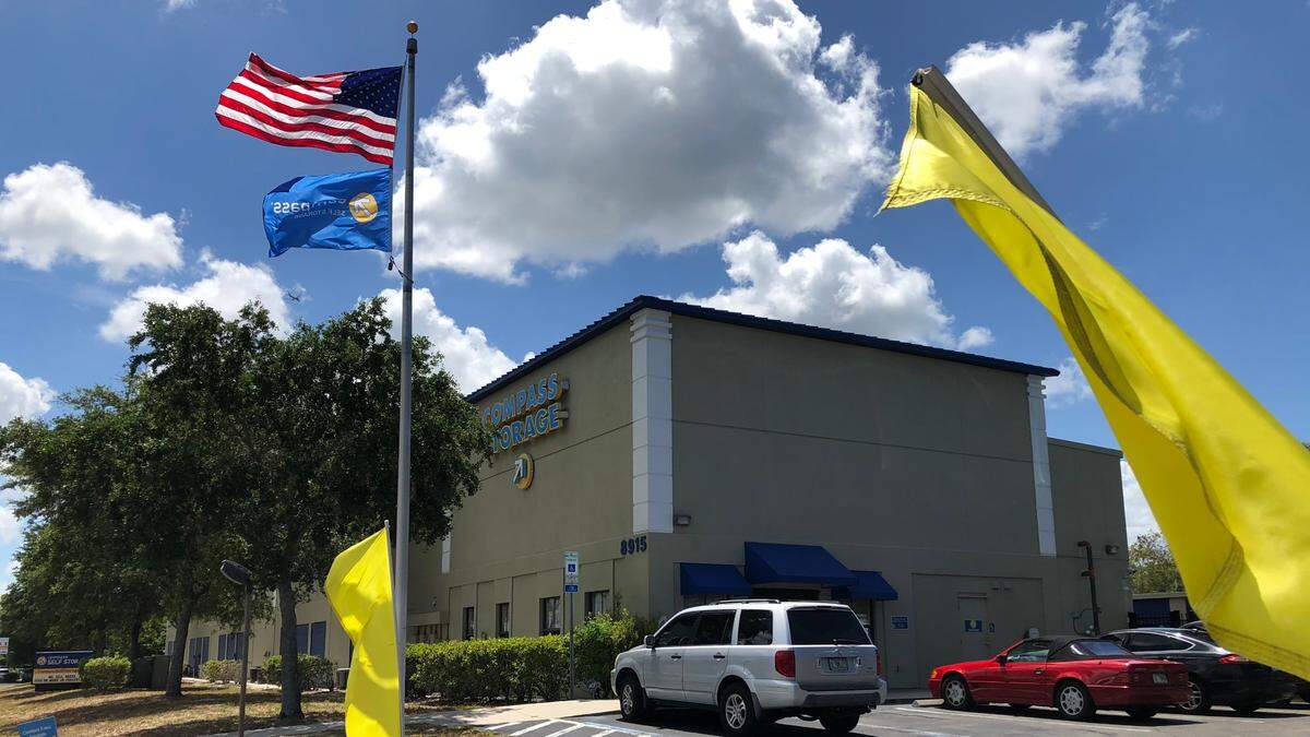 6/8/2021--The frenzied home sales market is helping drive the growth of self-storage facilities in Manatee County. Shown above is Compass Self Storage, 8915 Cortez Road W.