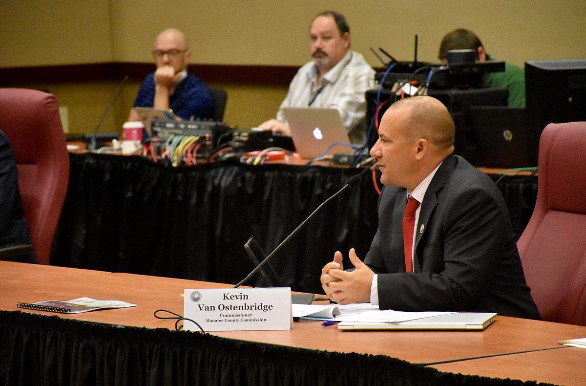 11/19/20--At the end of a special meeting to discuss reaction to a potential federal lockdown, new commissioner Kevin Van Ostenbridge brought up a proposal to fire county administrator Cheri Coryea.