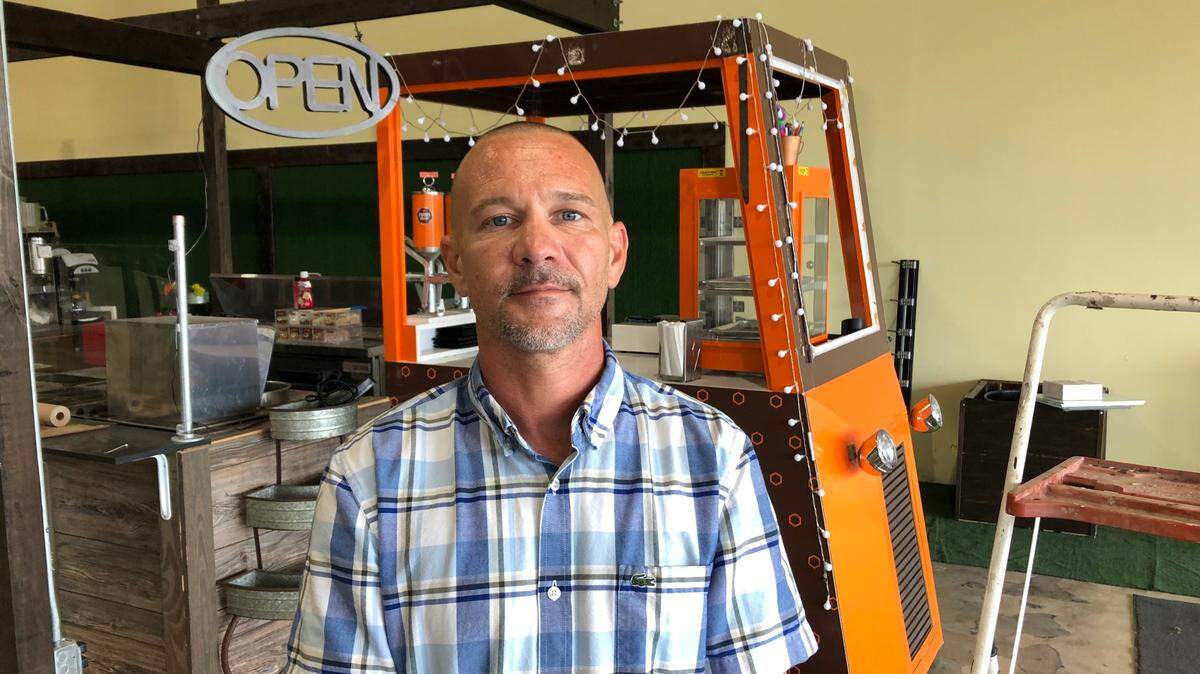 Brian DeLutz has been working for more than a year to open the Oneco Farmers Market, 5108 15th St. E.