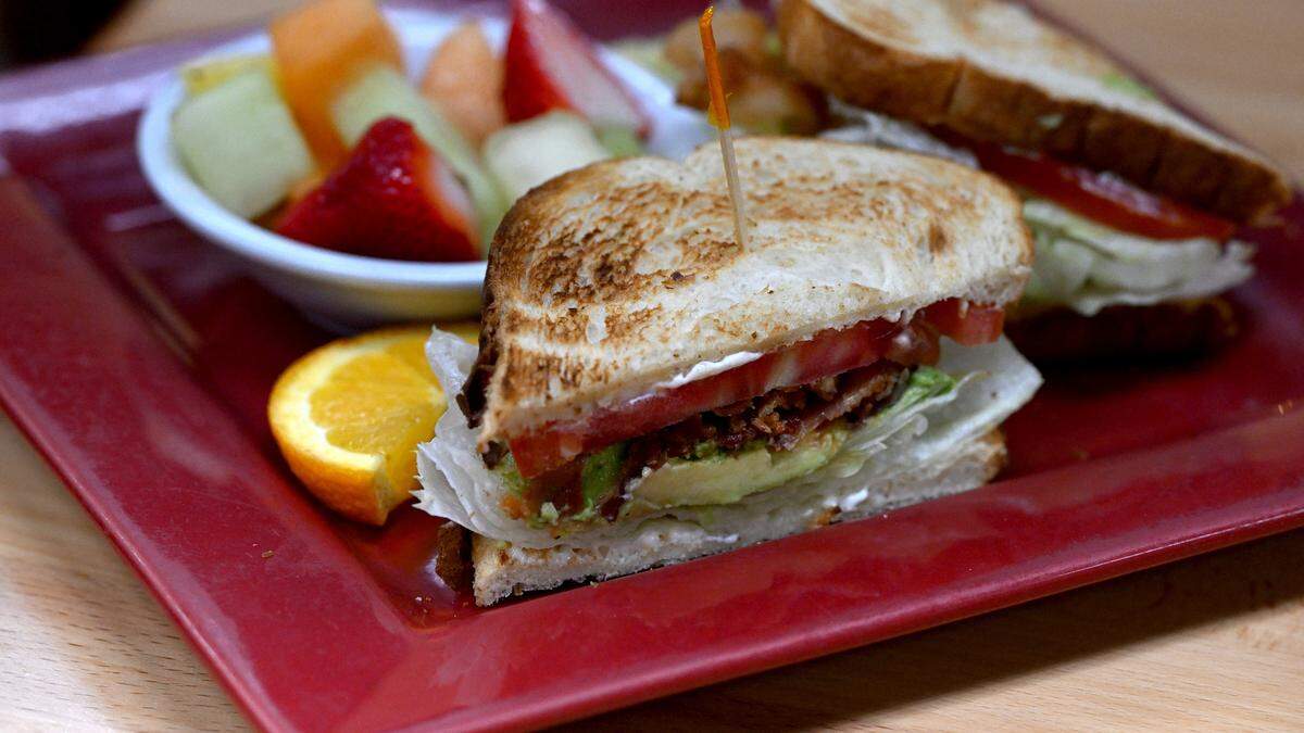 The Sarasota BLT at the Toasted Mango Cafe in Holmes Beach.