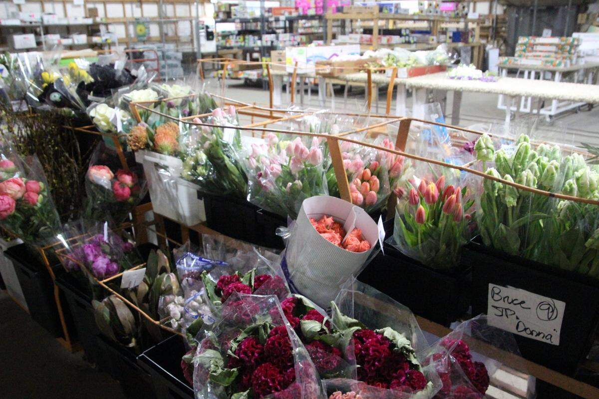Robert McLaughlin, president of Manatee Fresh, has pivoted the business to grow and remain viable during the COVID-19 pandemic. Shown above are some of the imported fresh-cut flowers the company distributes. File photo was originally published May 8, 2018.