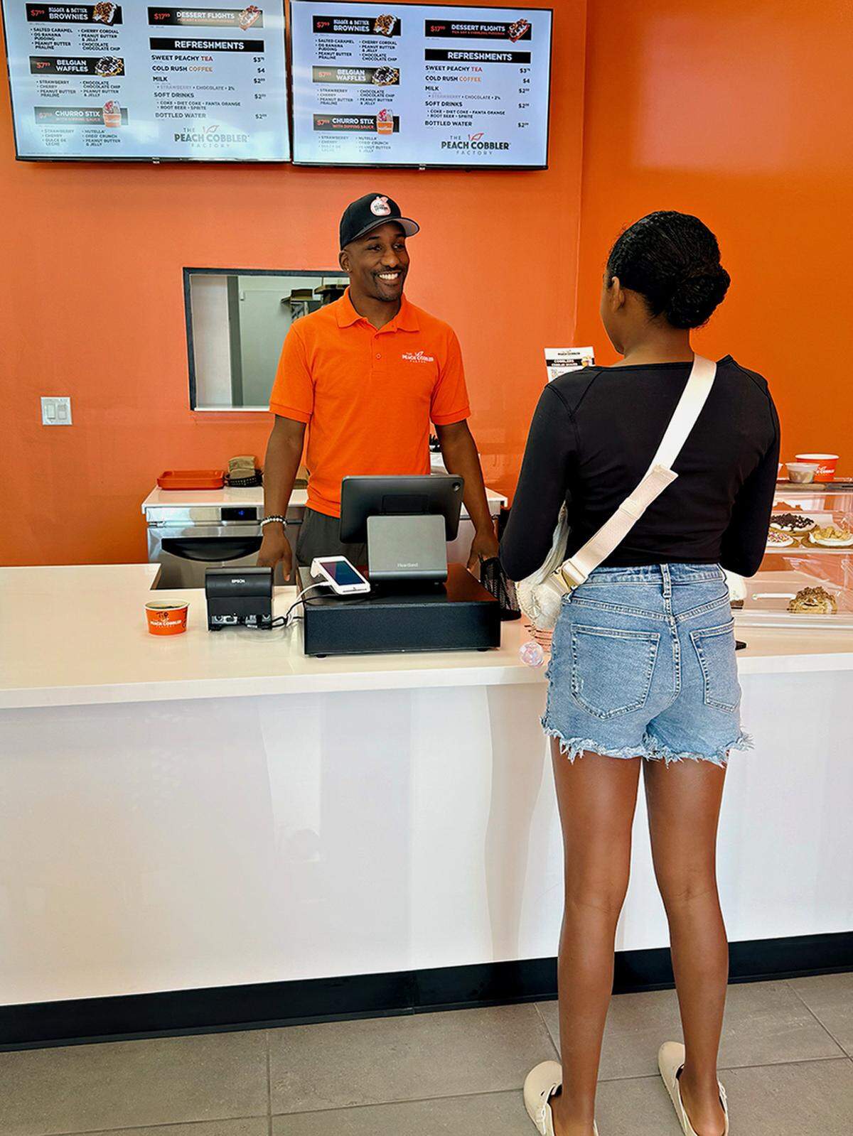 Bradenton resident Michael Lehan, a former NFL player, opened The Peach Cobbler Factory at 629 Cortez Road W. in Bradenton. The grand opening is Saturday, Jan. 11, 2025.