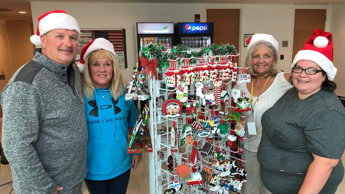The staff at Bandit’s Cafe includes Brian and Terry Hamilton, left, and Kelly McLane and Diane Ramon. The restaurant is located on the ground floor of the Manatee County Judicial Center, 1051 Manatee Ave. W.