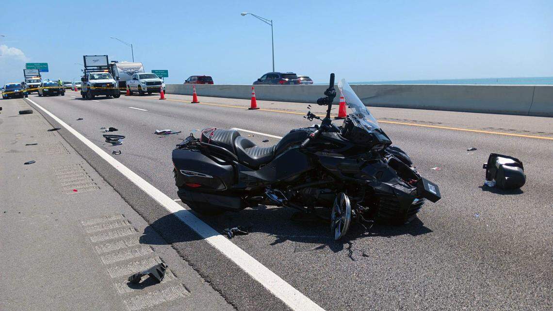 76-year-old man dies in Skyway Bridge motorcycle crash, FHP says