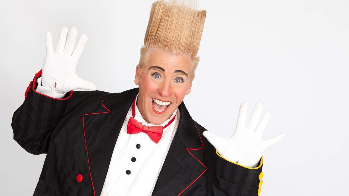 World-famous clown Bello Nock stars in the Circus Sarasota's "Red, White & Bello." PUBLICITY PHOTOS