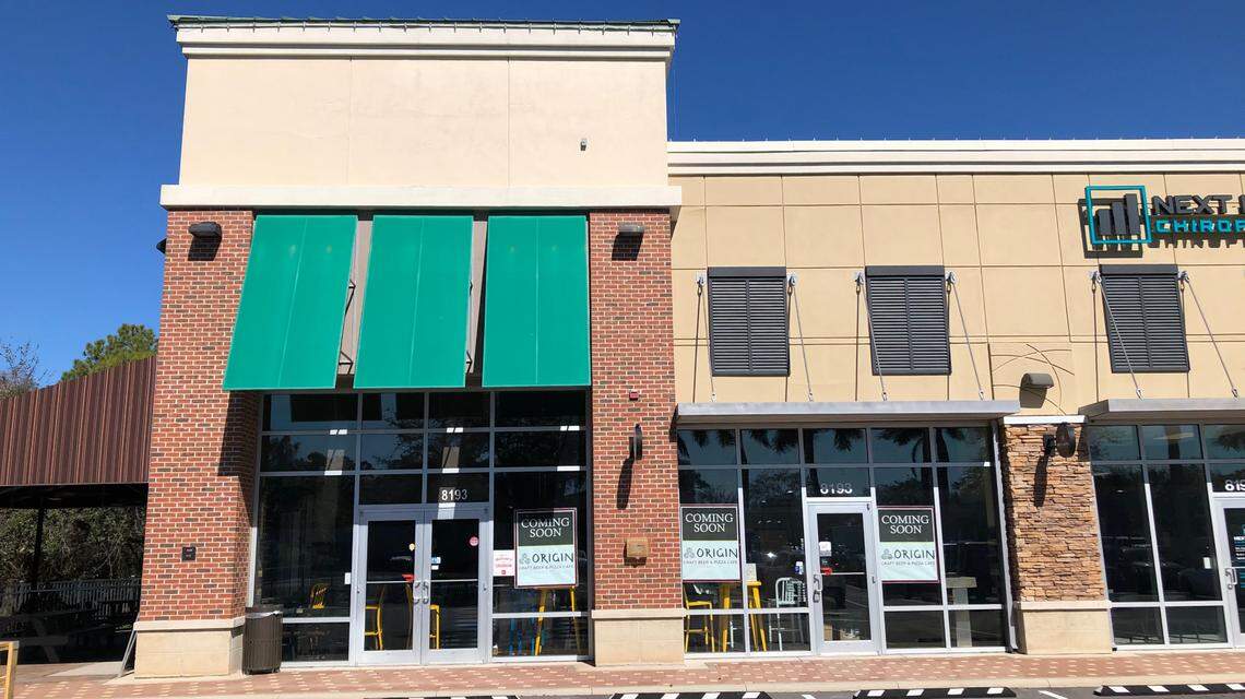 2/3/2021--Origin Craft Beer & Pizza Cafe is making plans to open in Manatee County at 8193 Tourist Center Drive in University Park.