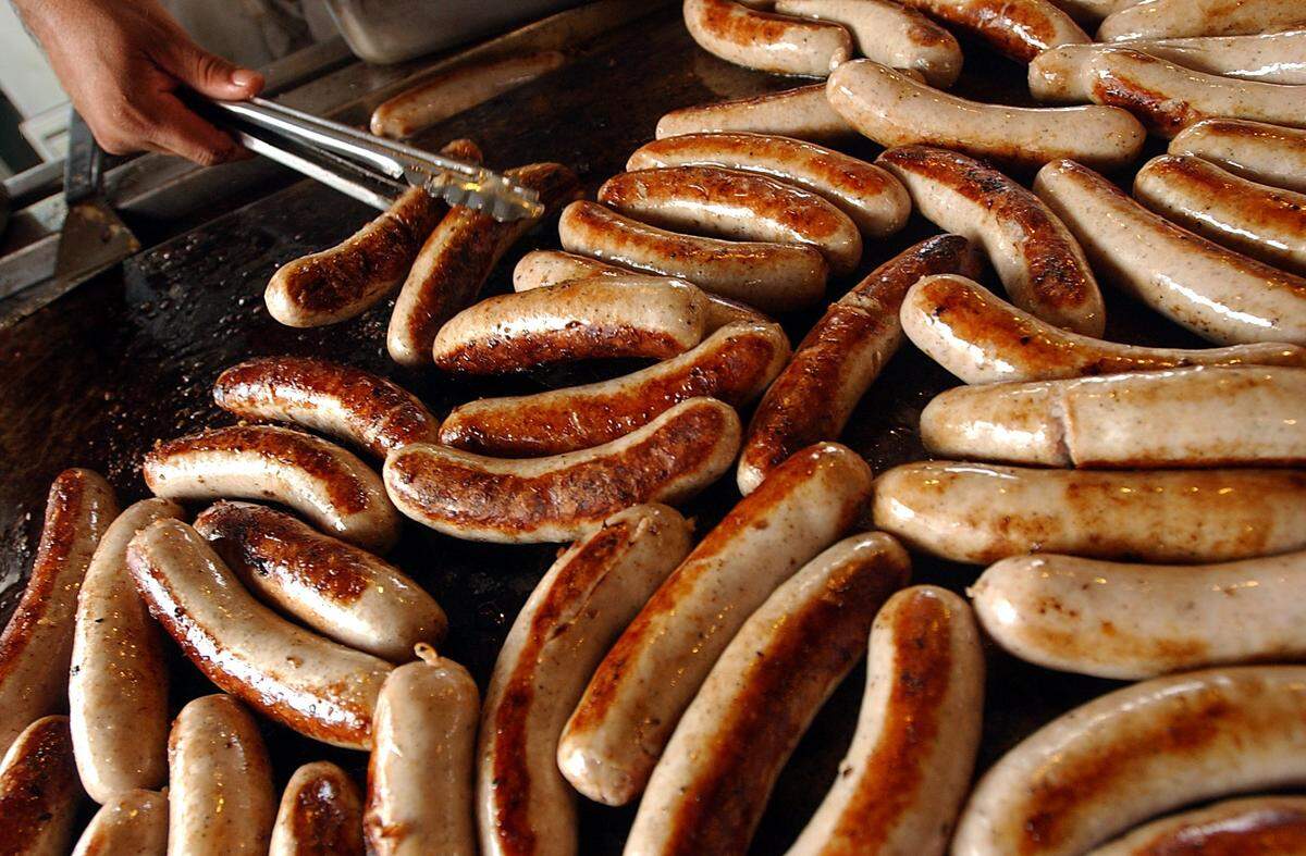 Many local Oktoberfest celebrations will highlight traditional German food such as bratwurst. 