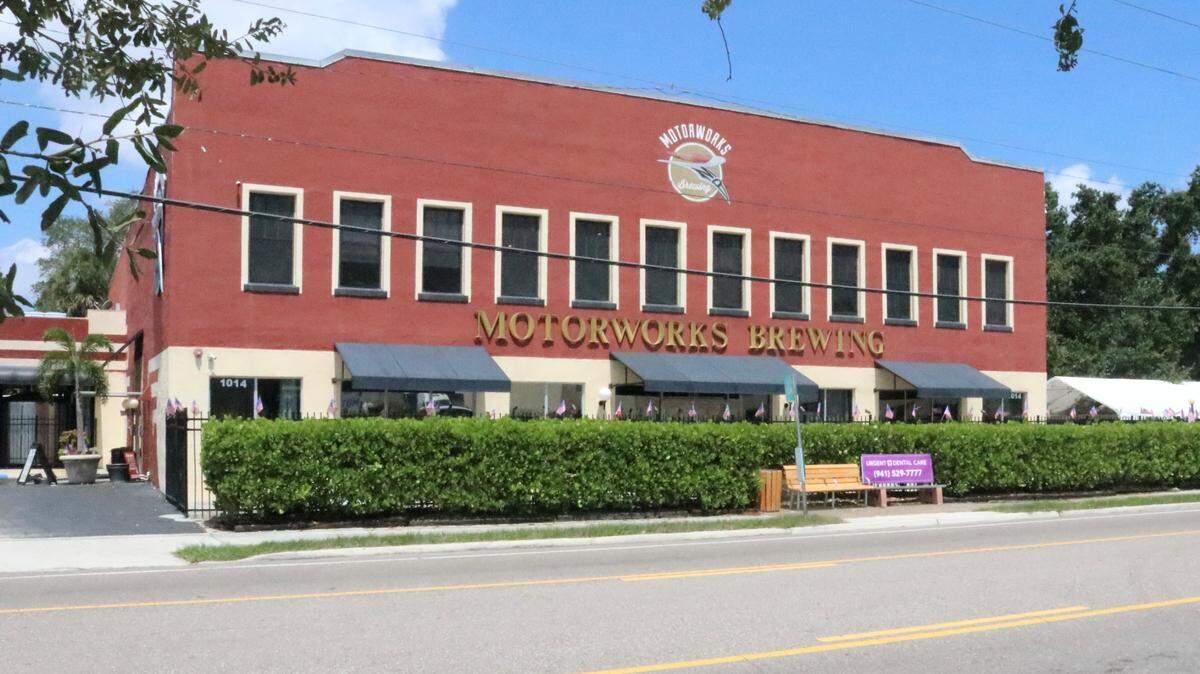 Motorworks Brewing, 1014 Ninth St. W., Bradenton, shown 7/3/2023, made a recent batch of beer using Florida-grown hops.