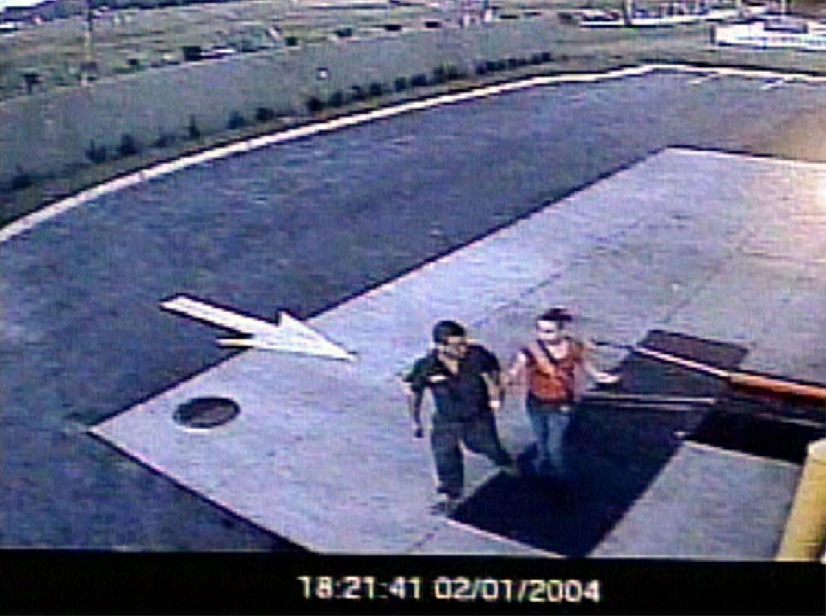 Sarasota County Sheriffs Office released this still photo from a security video of  Carlie Brucia, 11, being led from the rear of a car wash in Sarasota, Fl, Sunday, Feb. 1, 2004. The man accused of abducting and killing her, Joseph Smith, went on trial Monday, Nov. 7, 2005, in Sarasota.