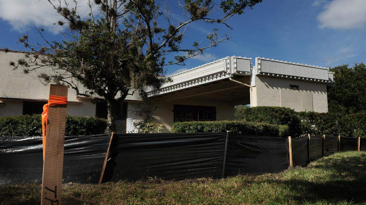 The former Manatee Players theater is scheduled for demolition next week. 
 GRANT JEFFERIES/Bradenton Herald