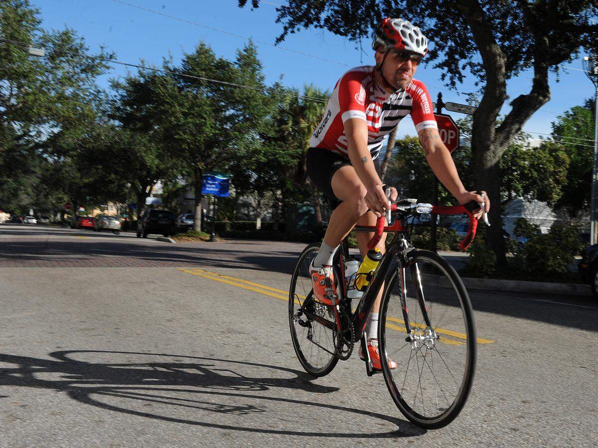 Nearly two weeks after Craig Prather was killed in a Bradenton bike lane, FHP’s Traffic Homicide Unit continues investigating with no charges announced. Prather endured several open-heart surgeries and qualified for the Race Across America in 2013 in this file photo. 