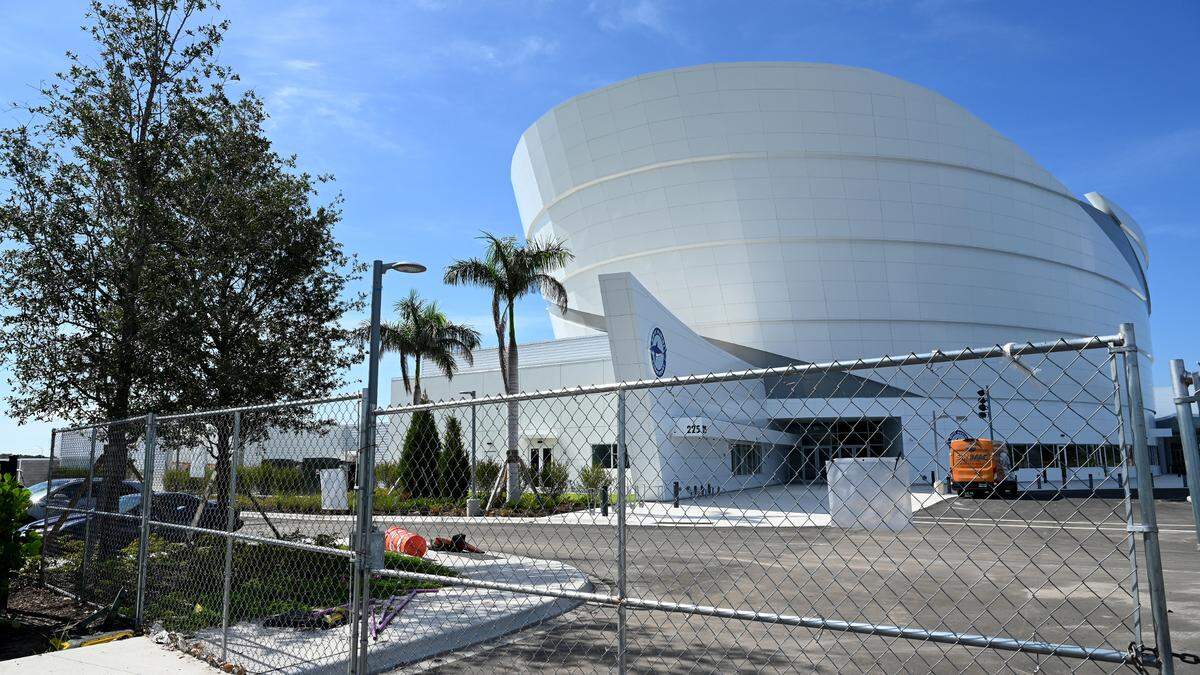 The Mote Science Education Aquarium, Mote SEA, is located at Nathan Benderson Park in Sarasota, shown here on July 10, 2025. Mote SEA will open on Oct. 8.