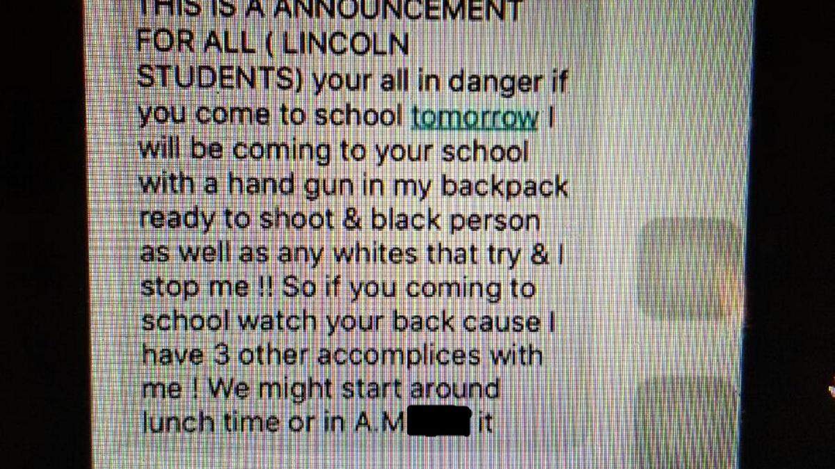 A threat on social media has prompted the Manatee County School District to be on high alert. PROVIDED PHOTO
