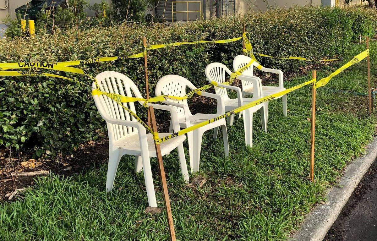 Paradegoers are known to stake out their spots days in advance with a well-placed lawn chair.