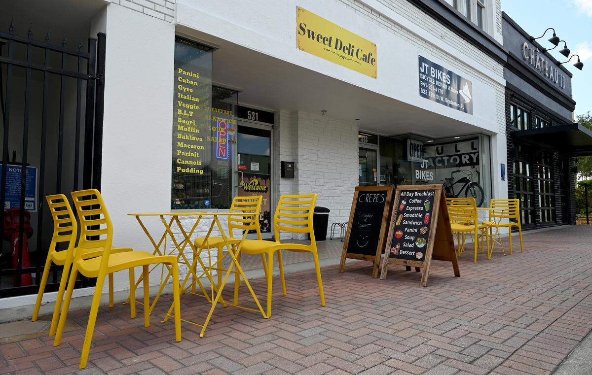 Frederique and Frederic Guette are the new owners of downtown Bradenton’s Sweet Deli Cafe. Now the menu includes a variety of crepes, savory and sweet.